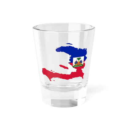 Flag map of Haiti (Haiti) Shot Glass 1.5oz 1.5oz - Go Mug Yourself