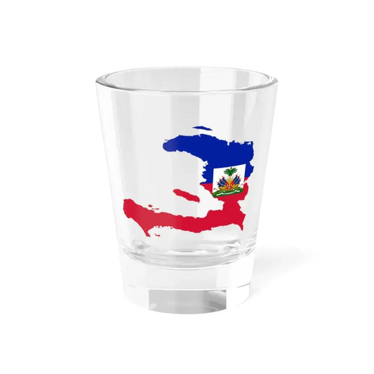 Flag map of Haiti (Haiti) Shot Glass 1.5oz 1.5oz - Go Mug Yourself