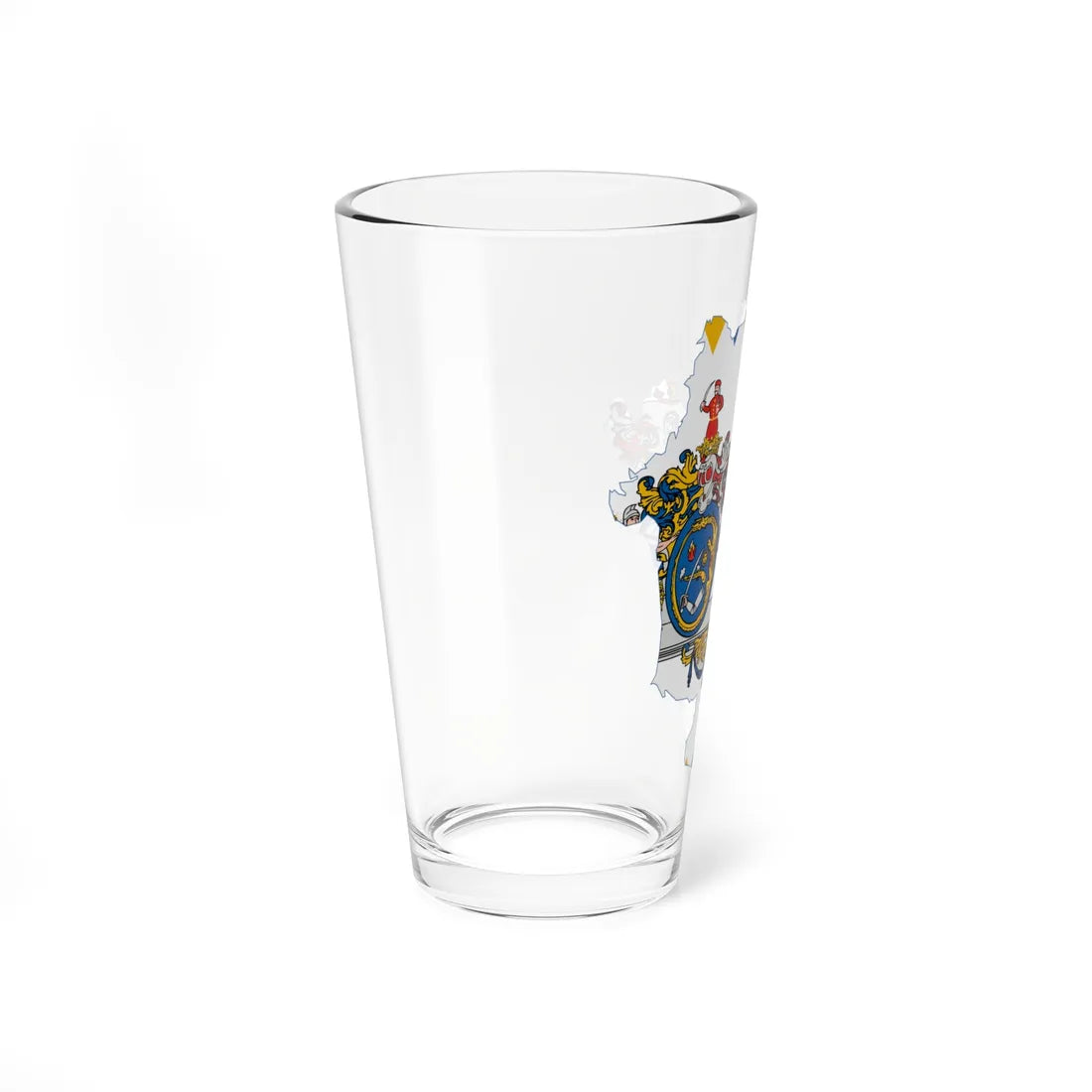 Flag-map of Hajdu-Bihar County (Hungary) Pint Glass 16oz - Go Mug Yourself