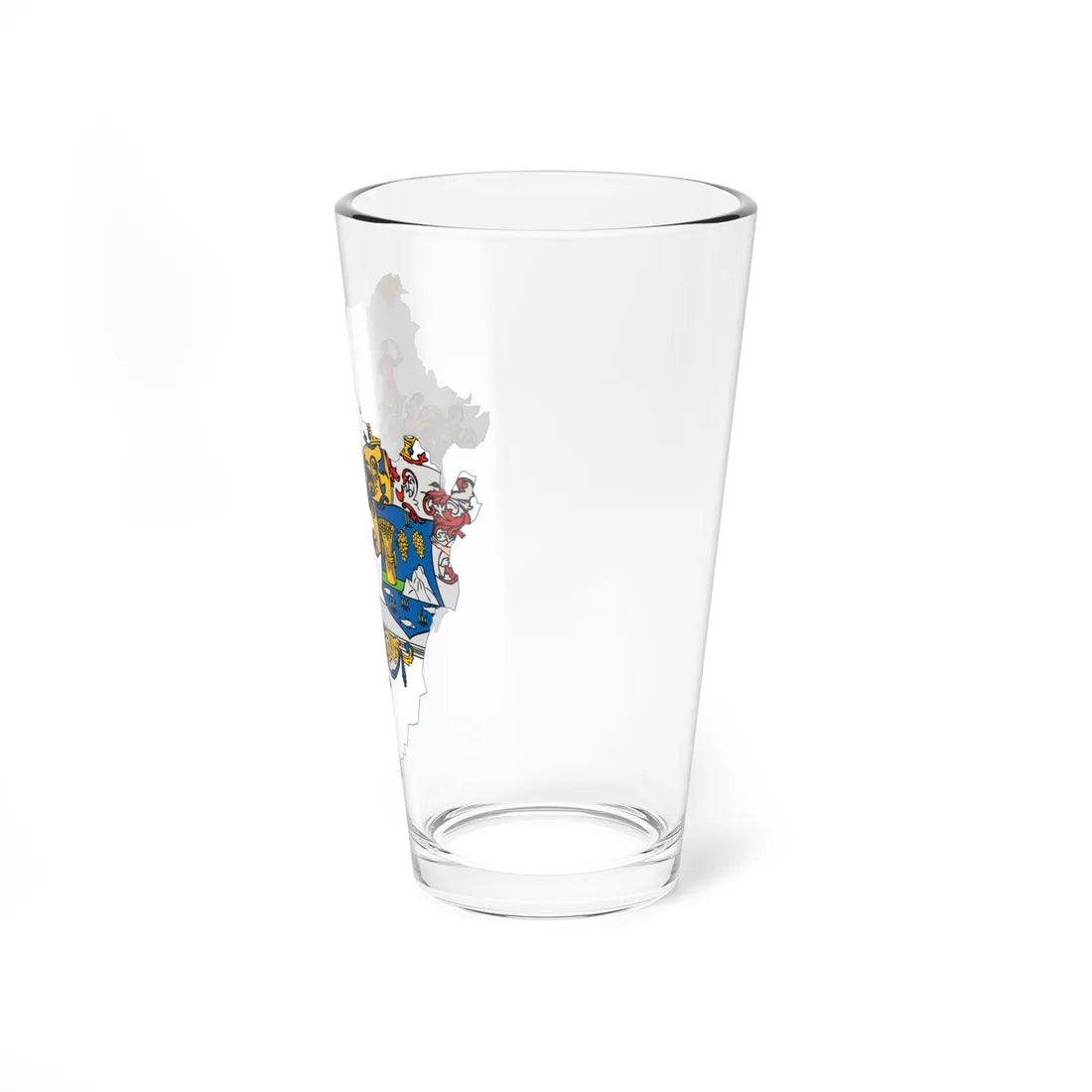 Flag-map of Hajdu-Bihar County (Hungary) Pint Glass 16oz - Go Mug Yourself