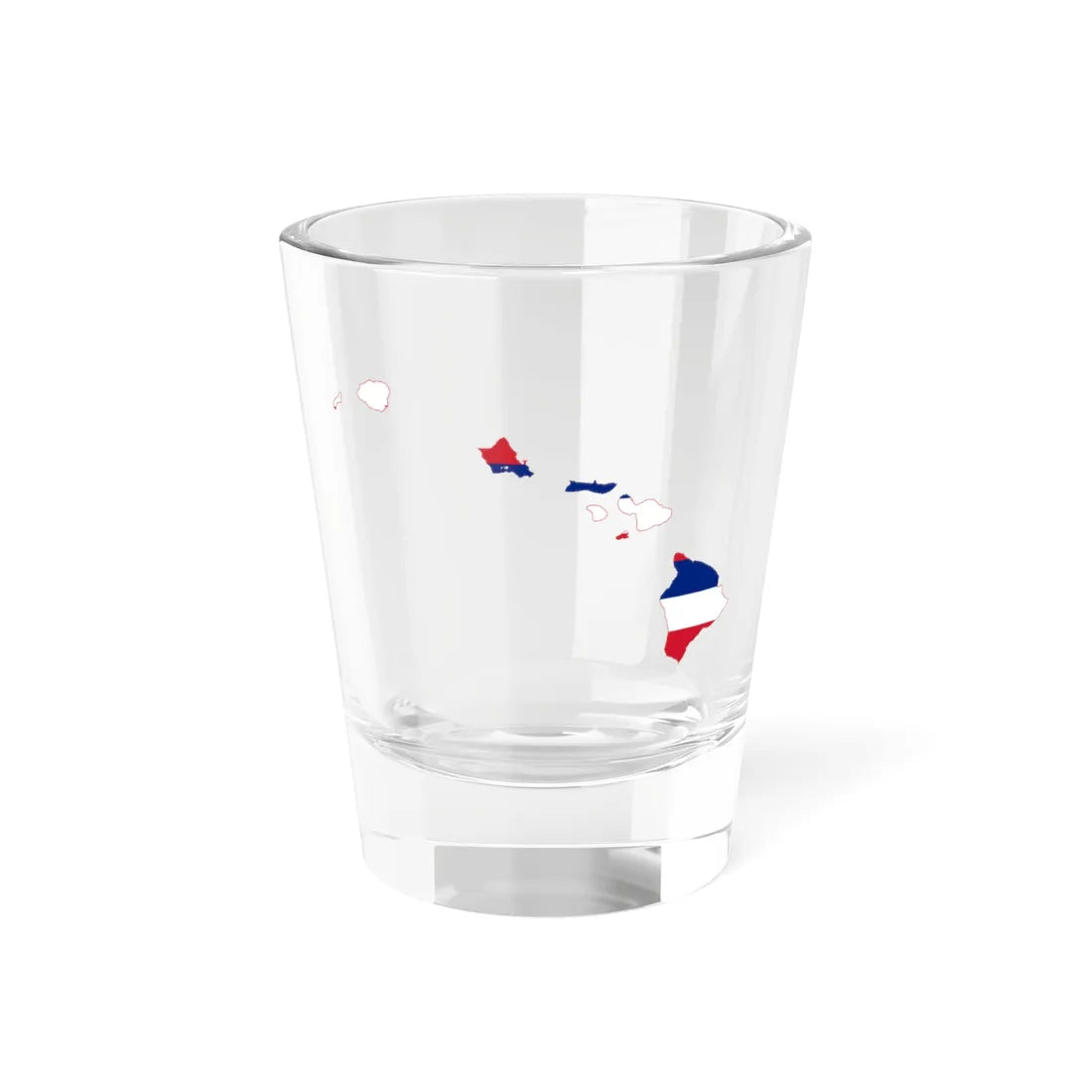 Flag-map of Hawaii (United States) Shot Glass 1.5oz 1.5oz - Go Mug Yourself