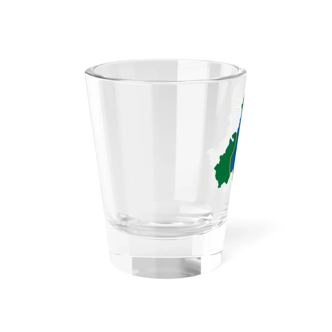 Flag-map of Heves County (Hungary) Shot Glass 1.5oz - Go Mug Yourself