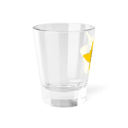 Flag-map of Holy Roman Empire 1779 (Germany) Shot Glass 1.5oz - Go Mug Yourself