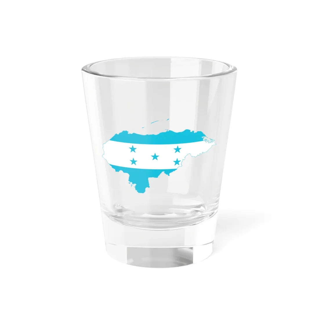 Flag-map of Honduras (Honduras) Shot Glass 1.5oz 1.5oz - Go Mug Yourself