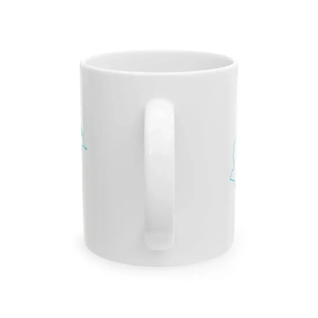 Flag-map of Honduras (Honduras) White Coffee Mug - Go Mug Yourself