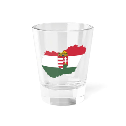 Flag-map of Hungary 1938-1939 (Hungary) Shot Glass 1.5oz 1.5oz - Go Mug Yourself