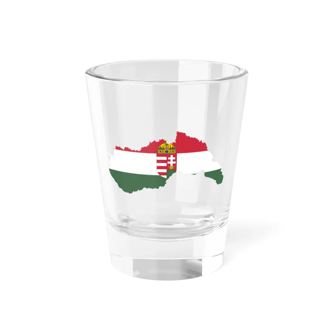Flag-map of Hungary 1940-1941 (Hungary) Shot Glass 1.5oz 1.5oz - Go Mug Yourself