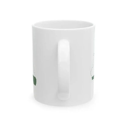 Flag-map of Hungary 1941-1945 (Hungary) White Coffee Mug - Go Mug Yourself