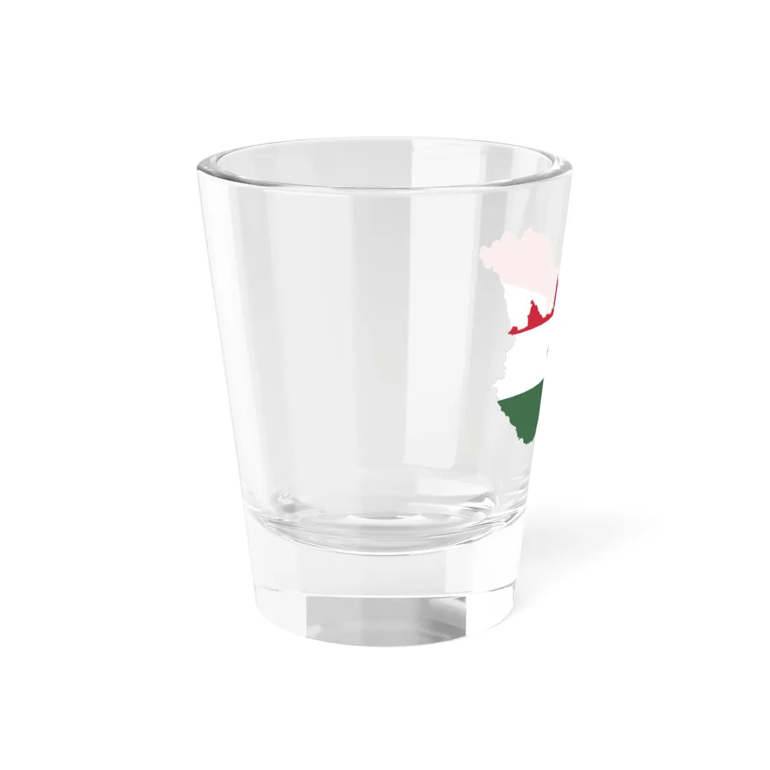 Flag-map of Hungary 1946-1947 (Hungary) Shot Glass 1.5oz - Go Mug Yourself