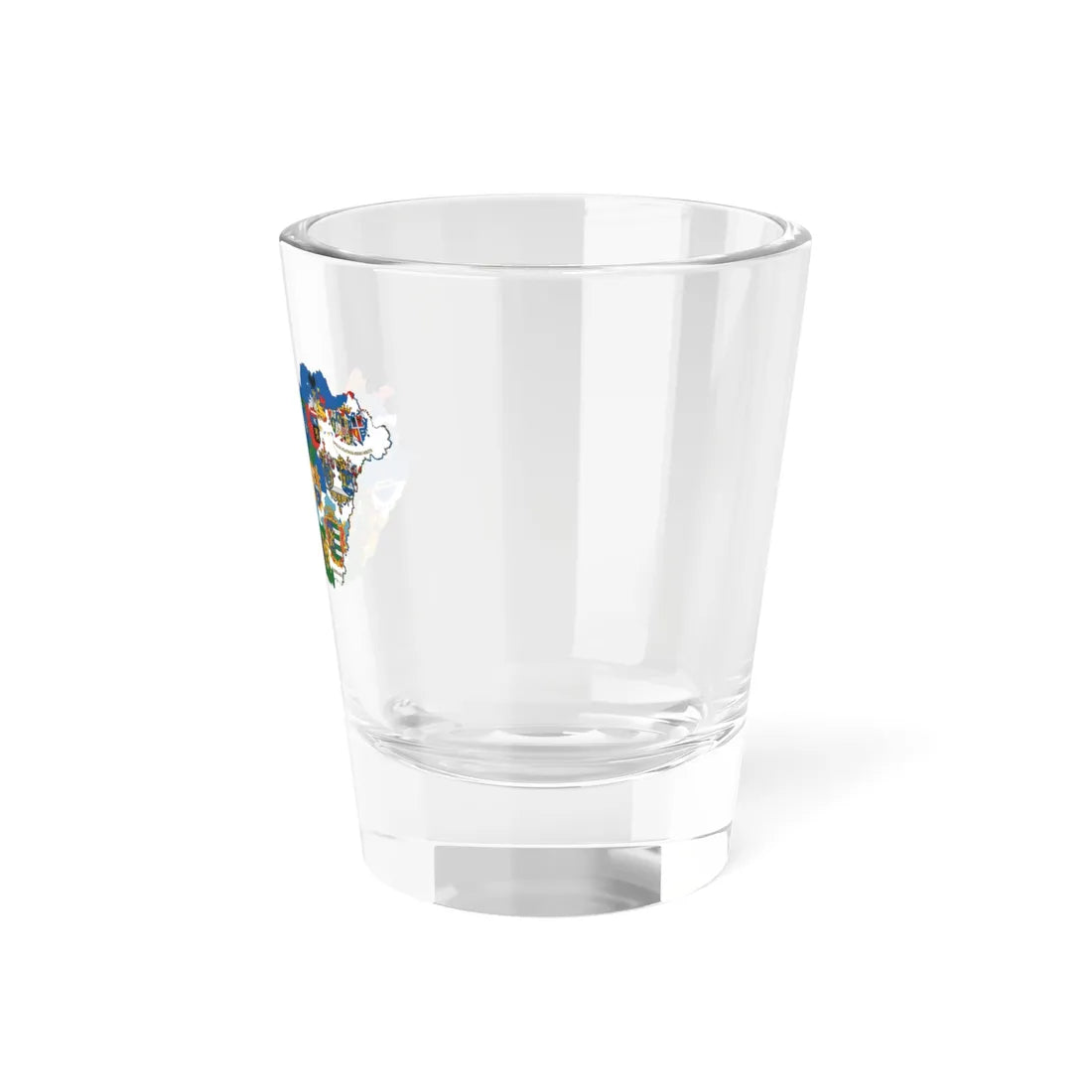 Flag-map of Hungary subdivisions (Hungary) Shot Glass 1.5oz - Go Mug Yourself