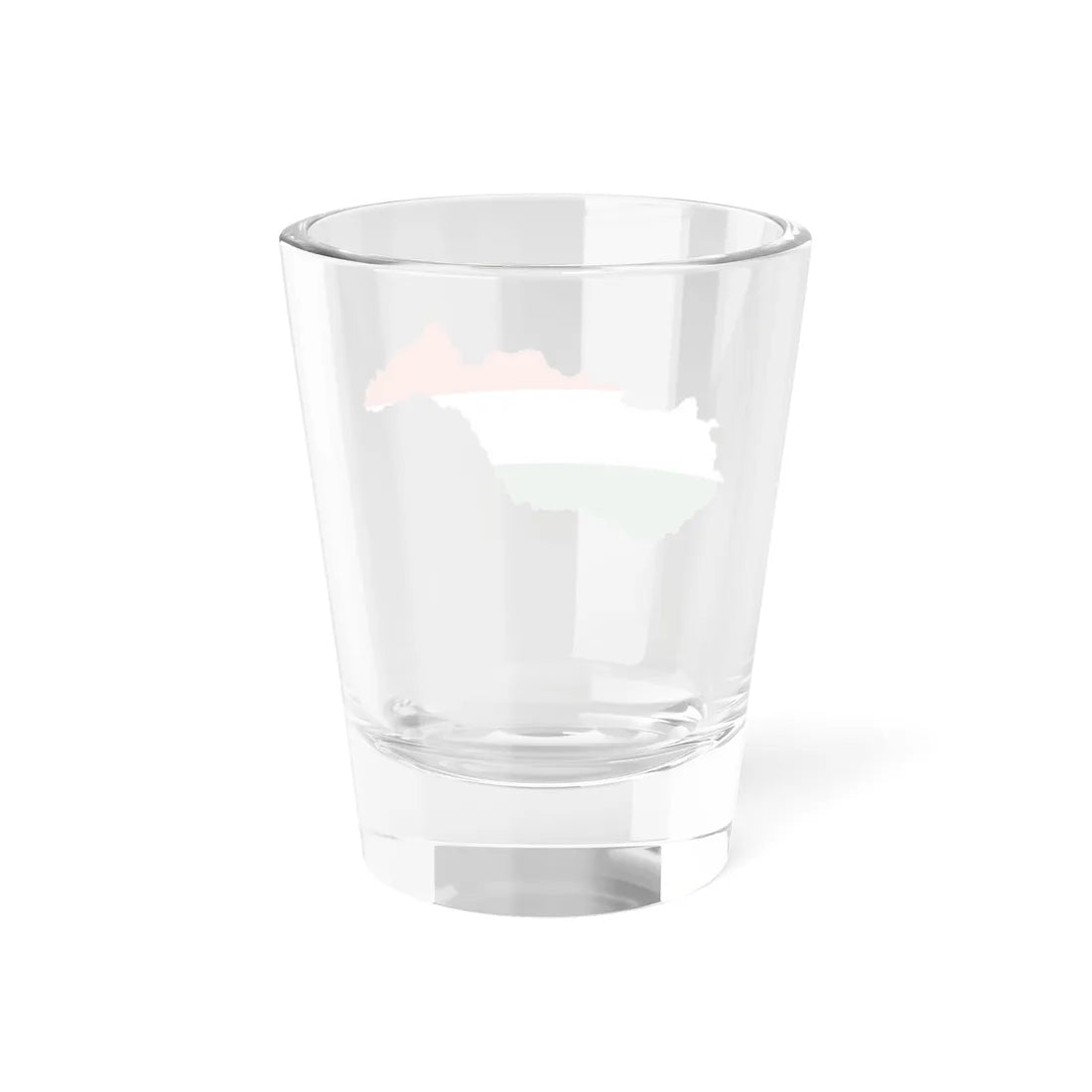 Flag-map of Hungary with Zakarpattia Oblast (Hungary) Shot Glass 1.5oz - Go Mug Yourself
