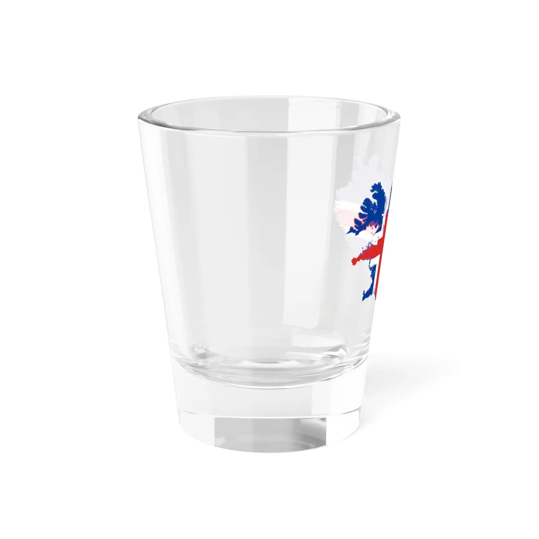 Flag-map of Iceland (Iceland) Shot Glass 1.5oz - Go Mug Yourself