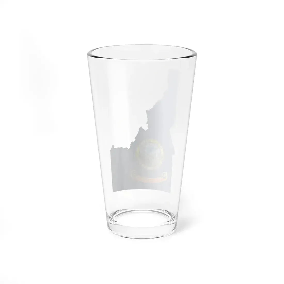 Flag-map of Idaho (United States) Pint Glass 16oz - Go Mug Yourself