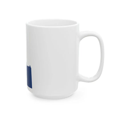 Flag-map of Idaho (United States) White Coffee Mug - Go Mug Yourself
