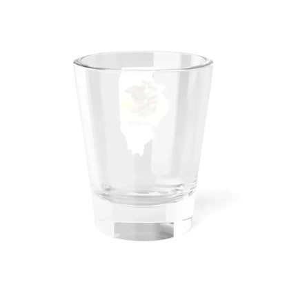 Flag map of Illinois (United States) Shot Glass 1.5oz - Go Mug Yourself