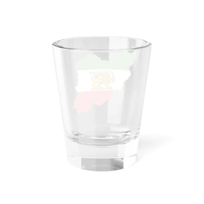 Flag-map of Iran 1964-1980 (Iran) Shot Glass 1.5oz - Go Mug Yourself