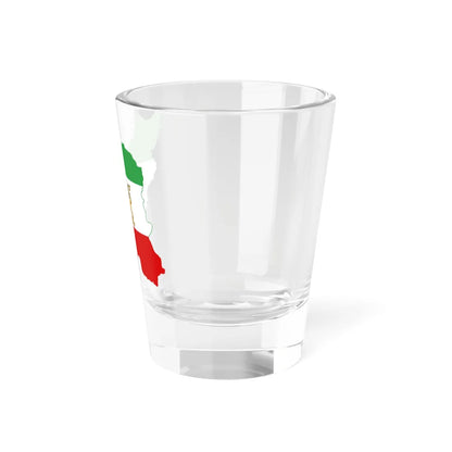 Flag-map of Iran 1964-1980 (Iran) Shot Glass 1.5oz - Go Mug Yourself