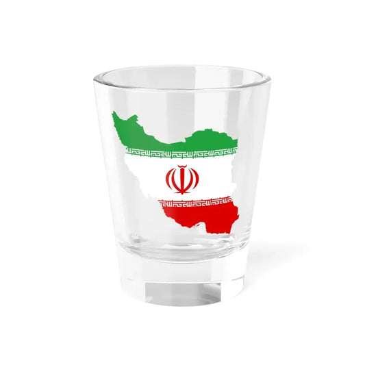 Flag map of Iran (Iran) Shot Glass 1.5oz 1.5oz - Go Mug Yourself