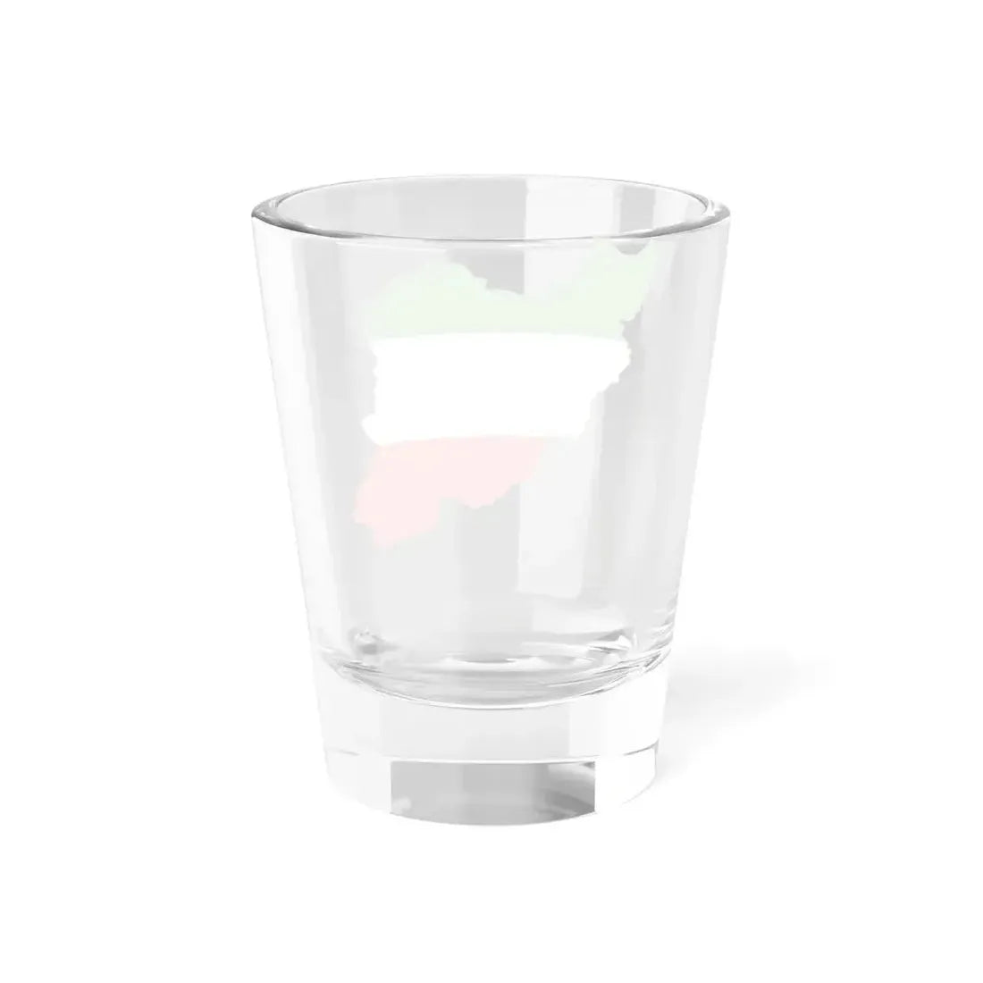 Flag-map of Iran tricolour (Iran) Shot Glass 1.5oz - Go Mug Yourself