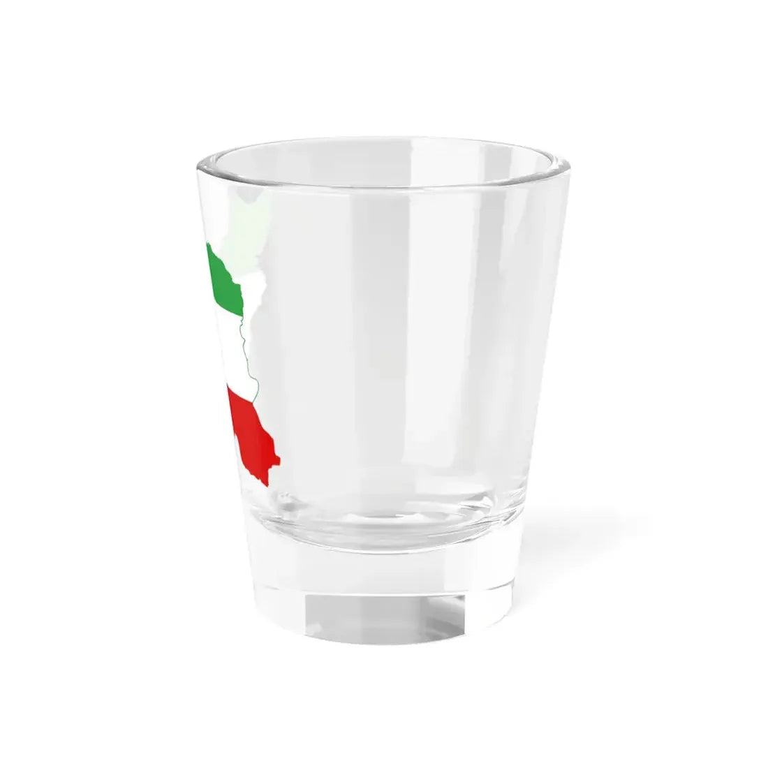 Flag-map of Iran tricolour (Iran) Shot Glass 1.5oz - Go Mug Yourself