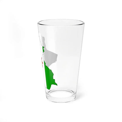 Flag-map of Iraq 1959-1963 (Iraq) Pint Glass 16oz - Go Mug Yourself