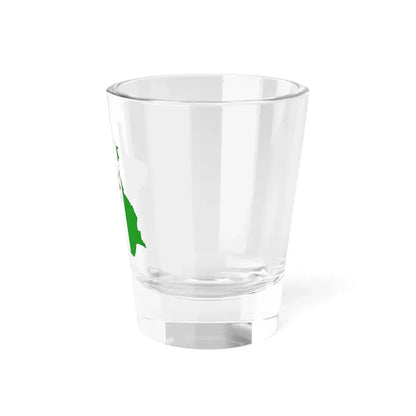 Flag-map of Iraq 1959-1963 (Iraq) Shot Glass 1.5oz - Go Mug Yourself