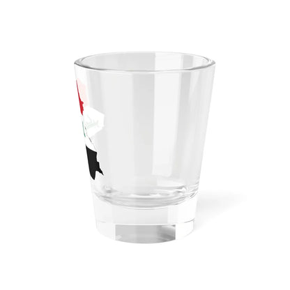 Flag-map of Iraq (Iraq) Shot Glass 1.5oz - Go Mug Yourself
