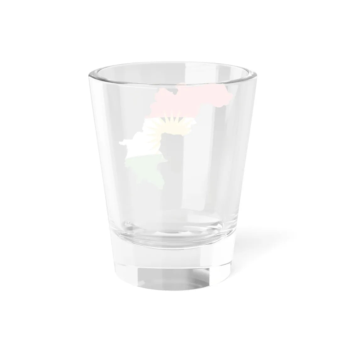 Flag-map of Iraqi Kurdistan (Iraq) Shot Glass 1.5oz - Go Mug Yourself