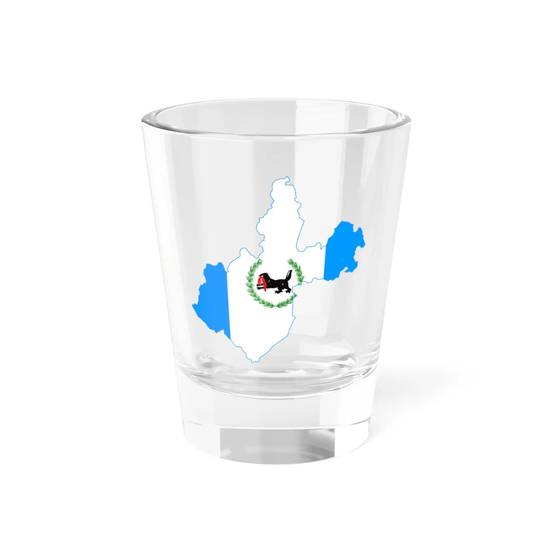Flag-map of Irkutsk Oblast (Russia) Shot Glass 1.5oz 1.5oz - Go Mug Yourself