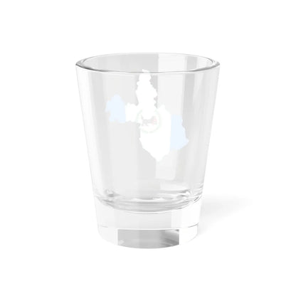 Flag-map of Irkutsk Oblast (Russia) Shot Glass 1.5oz - Go Mug Yourself