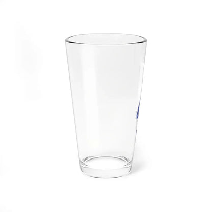 Flag map of Israel including Palestinian territories (Israel) Pint Glass 16oz - Go Mug Yourself