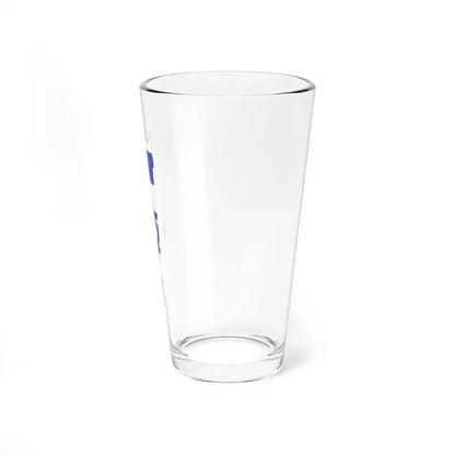Flag map of Israel including Palestinian territories (Israel) Pint Glass 16oz - Go Mug Yourself