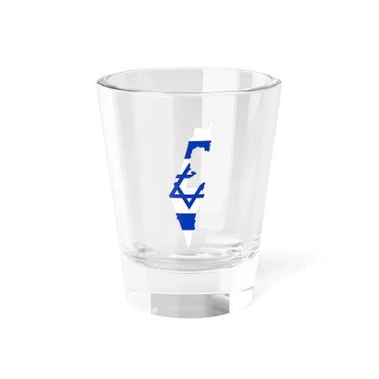Flag-map of Israel (Israel) Shot Glass 1.5oz 1.5oz - Go Mug Yourself