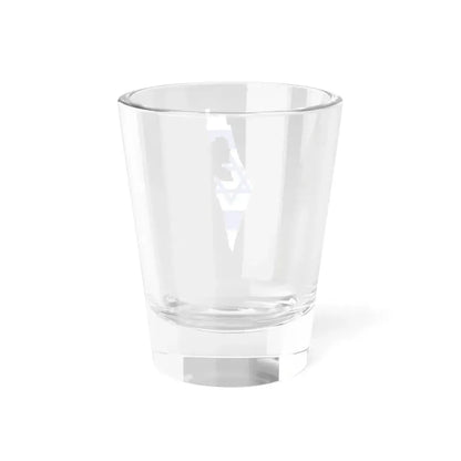 Flag-map of Israel (Israel) Shot Glass 1.5oz - Go Mug Yourself