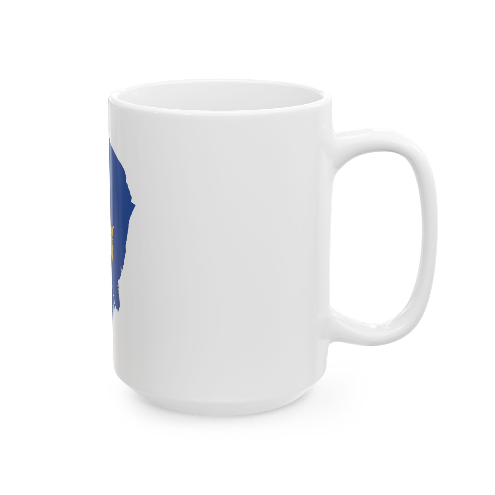 Flag map of Istria Peninsula (Croatia) White Coffee Mug-Go Mug Yourself