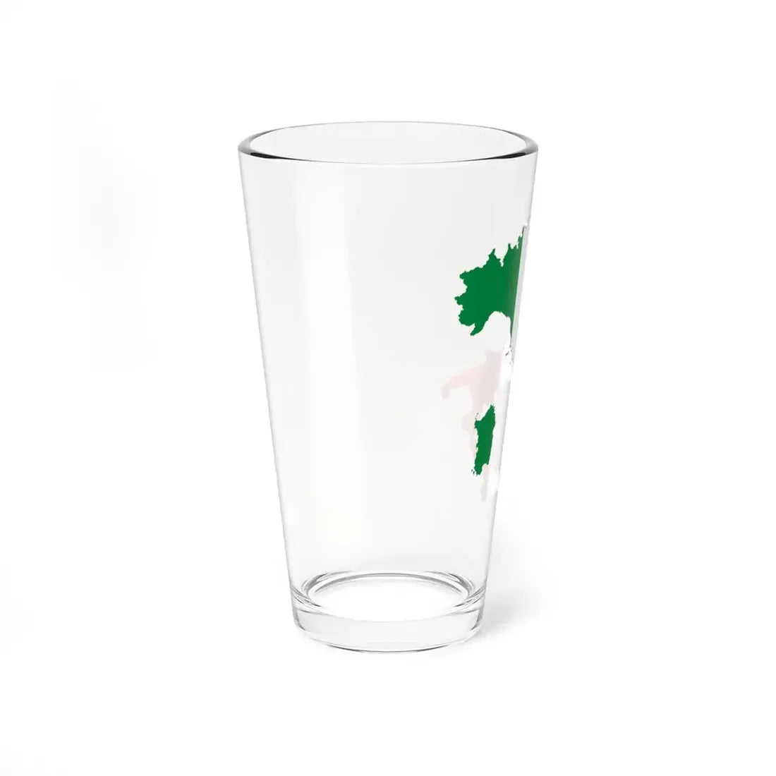 Flag-map of Italy civil ensign (Italy) Pint Glass 16oz - Go Mug Yourself