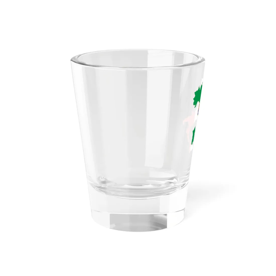 Flag-map of Italy civil ensign (Italy) Shot Glass 1.5oz - Go Mug Yourself