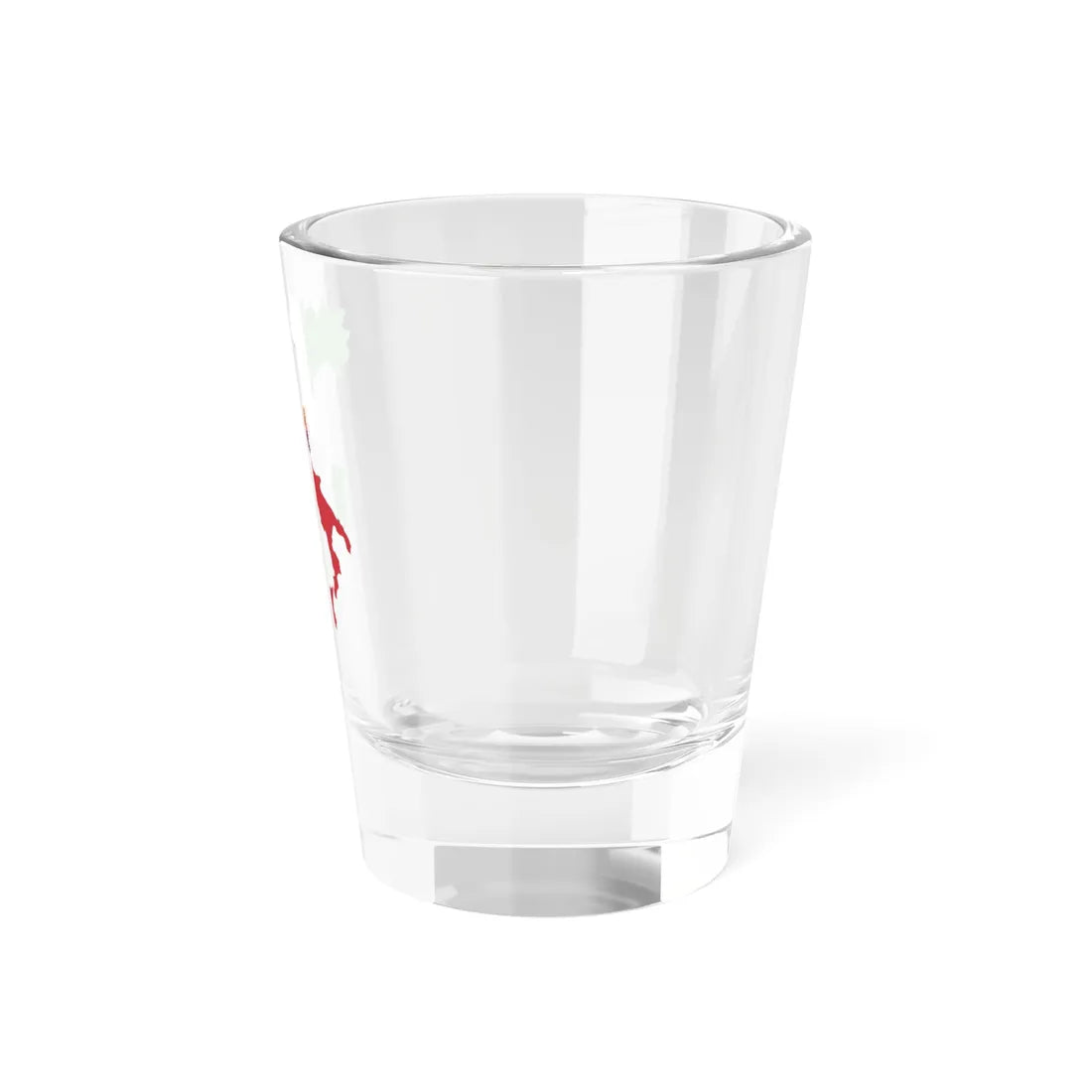 Flag-map of Italy civil ensign (Italy) Shot Glass 1.5oz - Go Mug Yourself