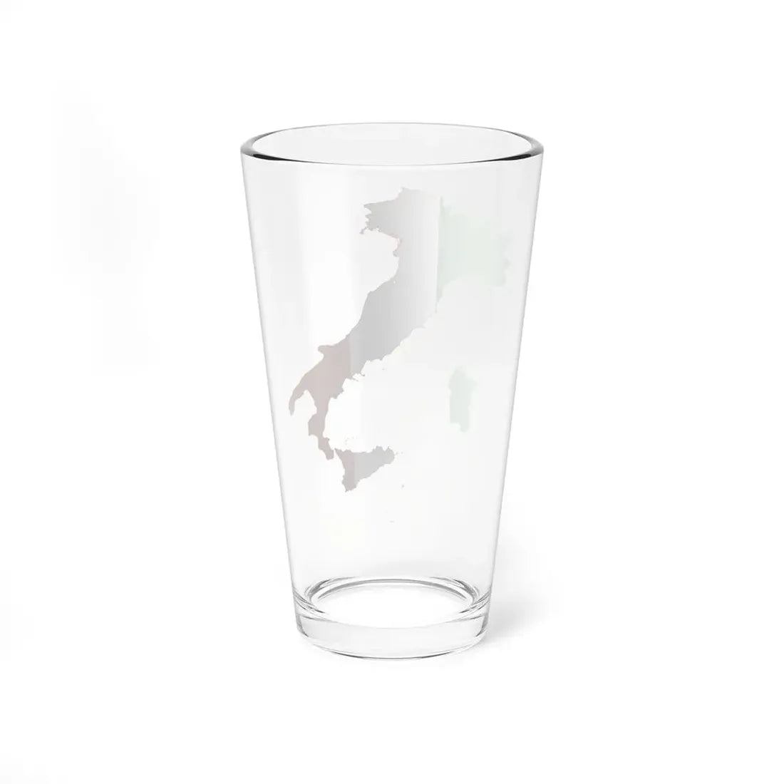 Flag-map of Italy (Italy) Pint Glass 16oz - Go Mug Yourself