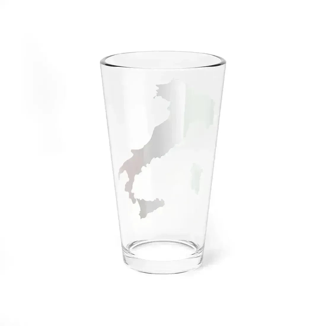 Flag map of Italy (Italy) Pint Glass 16oz - Go Mug Yourself