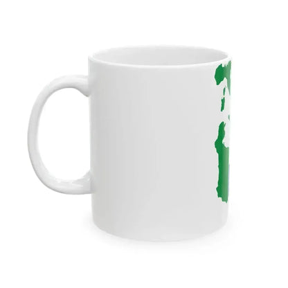 Flag Map of Italy November 1942 (Italy) White Coffee Mug - Go Mug Yourself