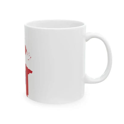Flag Map of Italy November 1942 (Italy) White Coffee Mug - Go Mug Yourself