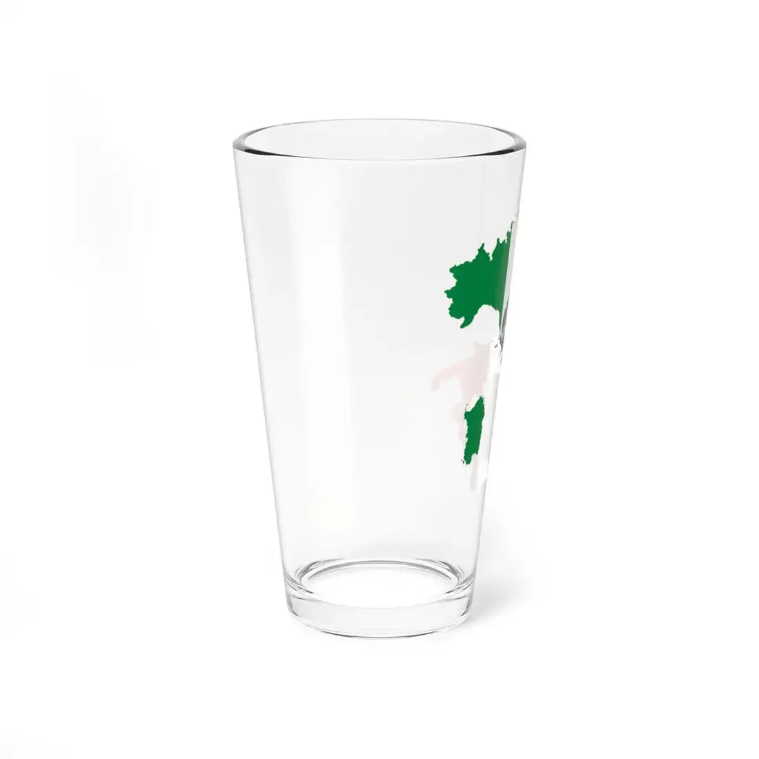 Flag map of Italy State Ensign (Italy) Pint Glass 16oz - Go Mug Yourself