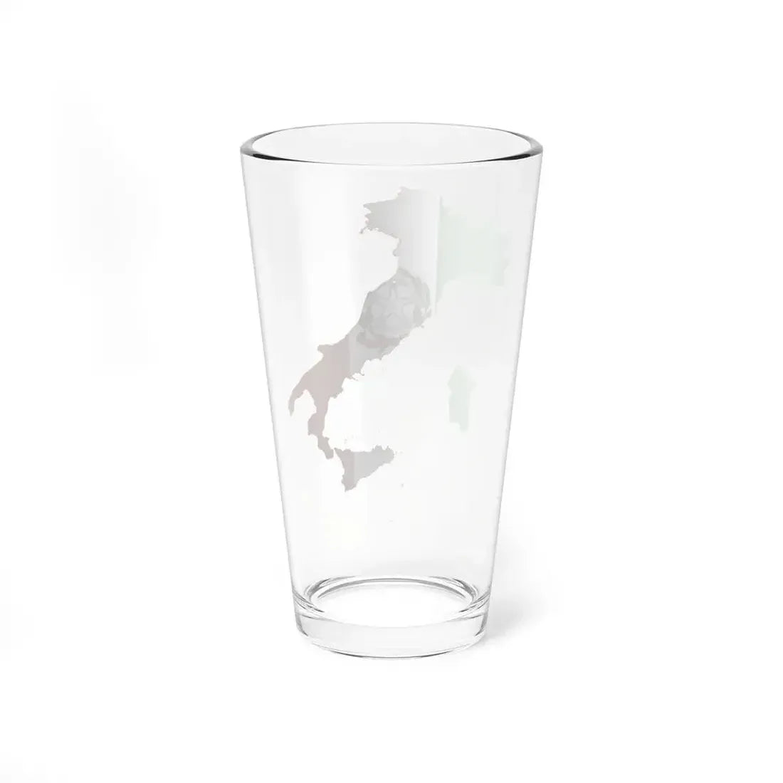 Flag map of Italy State Ensign (Italy) Pint Glass 16oz - Go Mug Yourself