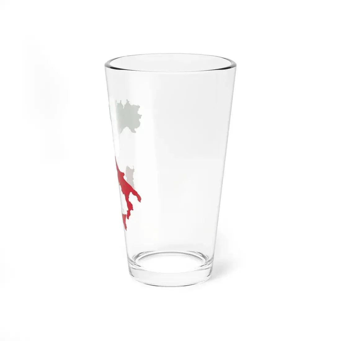 Flag map of Italy with regions (Italy) Pint Glass 16oz - Go Mug Yourself