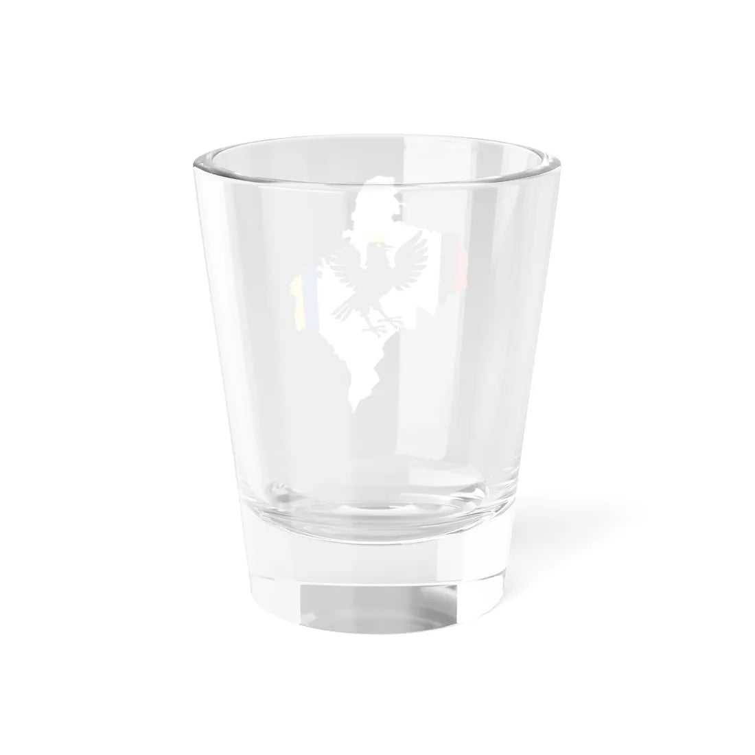 Flag-map of Ivano-Frankivsk Oblast (Ukraine) Shot Glass 1.5oz - Go Mug Yourself
