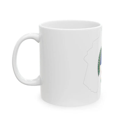 Flag-map of Jujuy Province (Argentina) White Coffee Mug - Go Mug Yourself