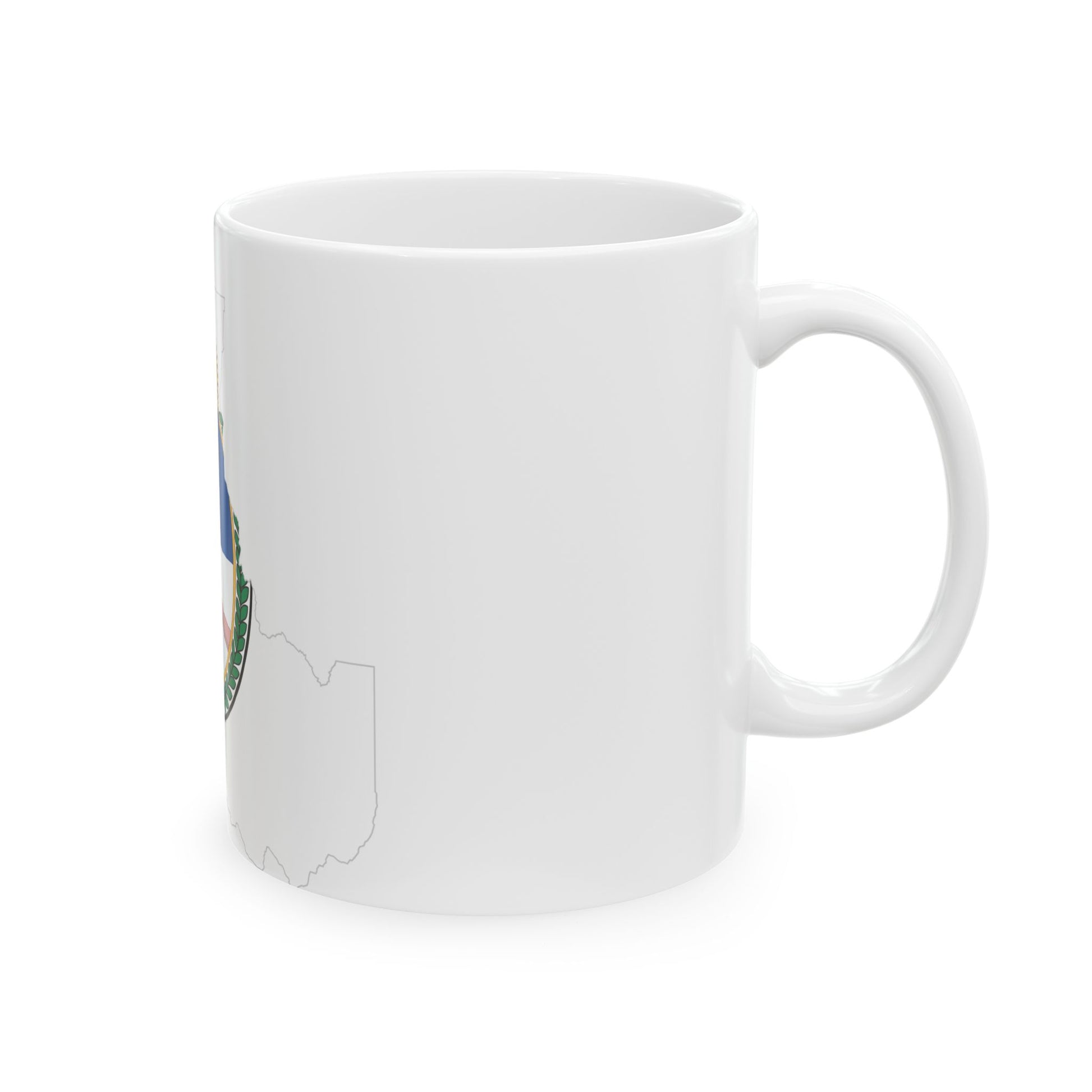 Flag-map of Jujuy Province (Argentina) White Coffee Mug-Go Mug Yourself