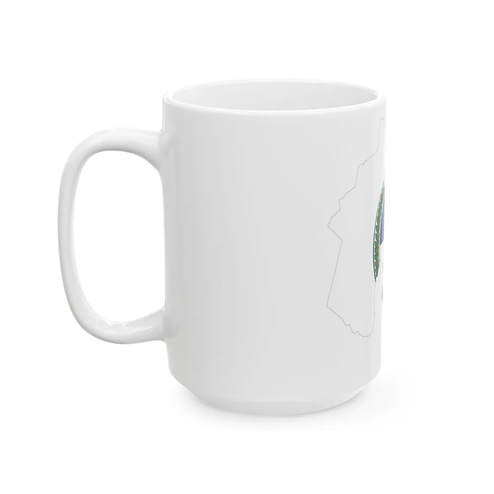 Flag-map of Jujuy Province (Argentina) White Coffee Mug - Go Mug Yourself