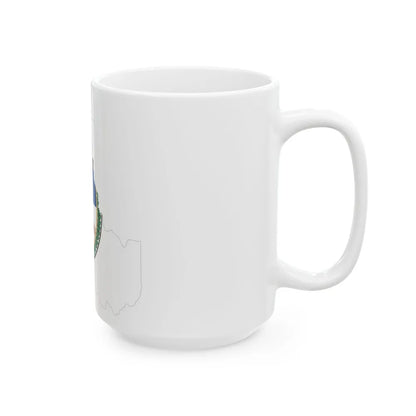 Flag-map of Jujuy Province (Argentina) White Coffee Mug - Go Mug Yourself